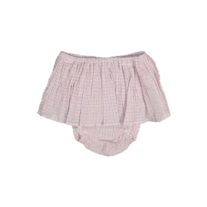 6033-BABY BLOOMER RUFFLE-Vichy Soft Pink