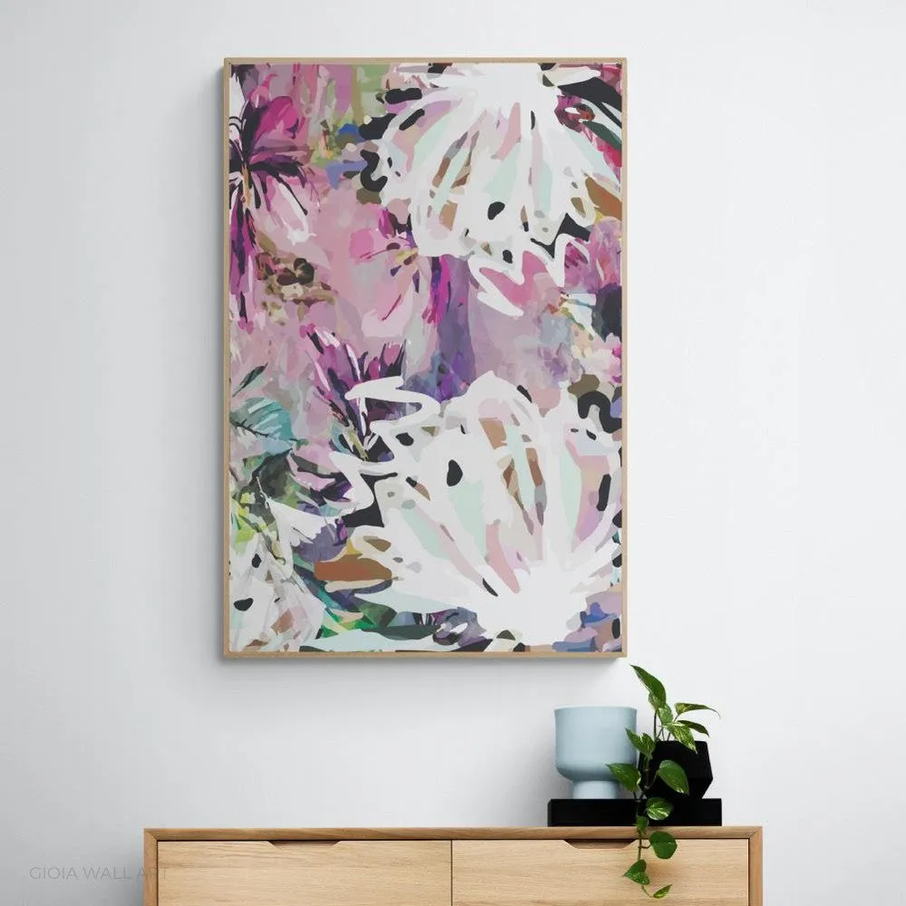 Abstract White Florals, Style A