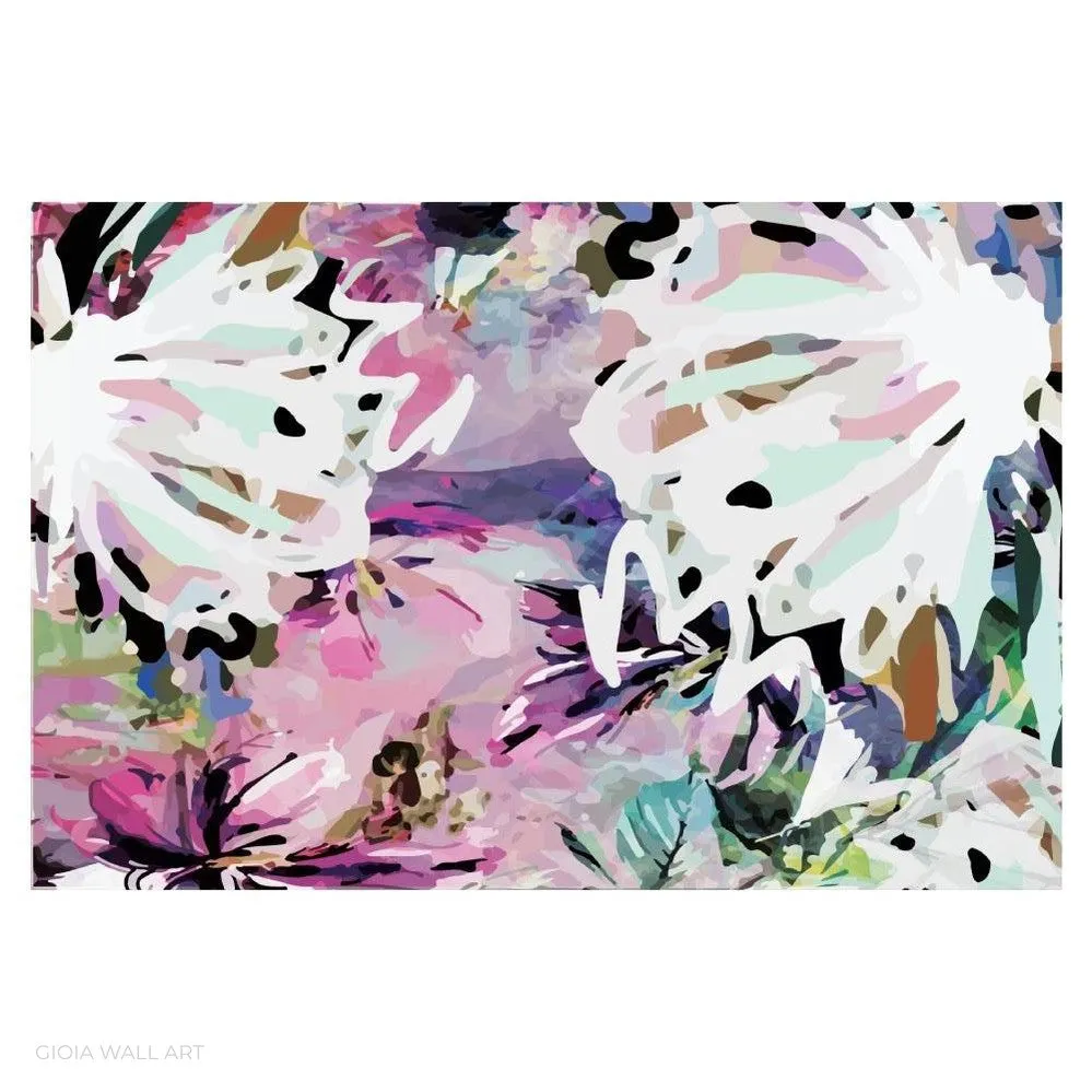 Abstract White Florals, Style A