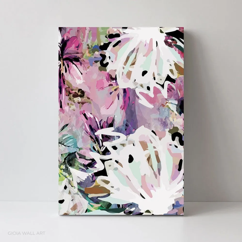 Abstract White Florals, Style A