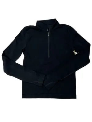 Athletic 1/2 Zip By Lululemon In Black, Size: S