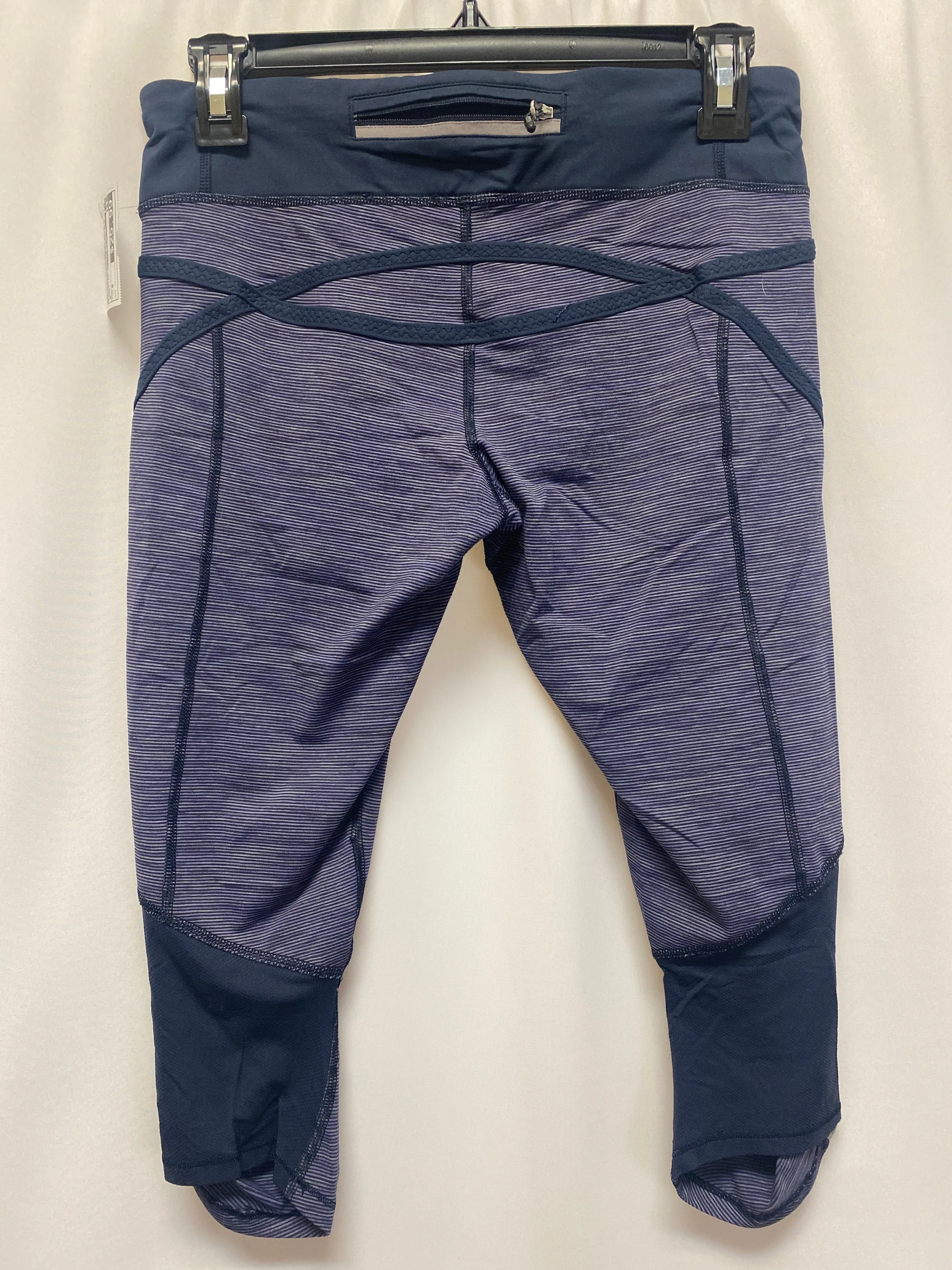 Athletic Capris By Lululemon In Navy, Size: 6