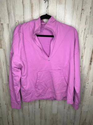 Athletic Sweatshirt Collar By Livi Active In Purple, Size: 1x