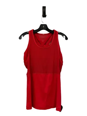 Athletic Tank Top By Lululemon In Red, Size: S