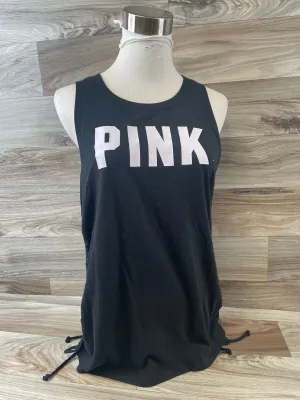 Athletic Tank Top By Pink In Black & White, Size: Xs