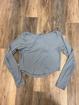 Athletic Top Long Sleeve Crewneck By Lululemon In Blue, Size: M