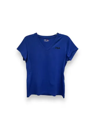 Athletic Top Short Sleeve By Fila  Size: L