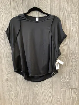 Athletic Top Short Sleeve By Old Navy In Black, Size: Xxl