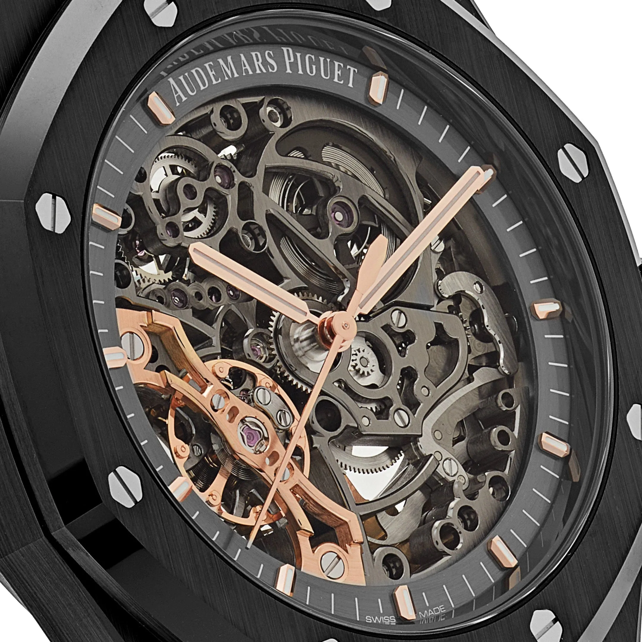 Audemars Piguet Royal Oak 15416CE.OO.1225CE.01 Double Balance Wheel Openworked Black Ceramic