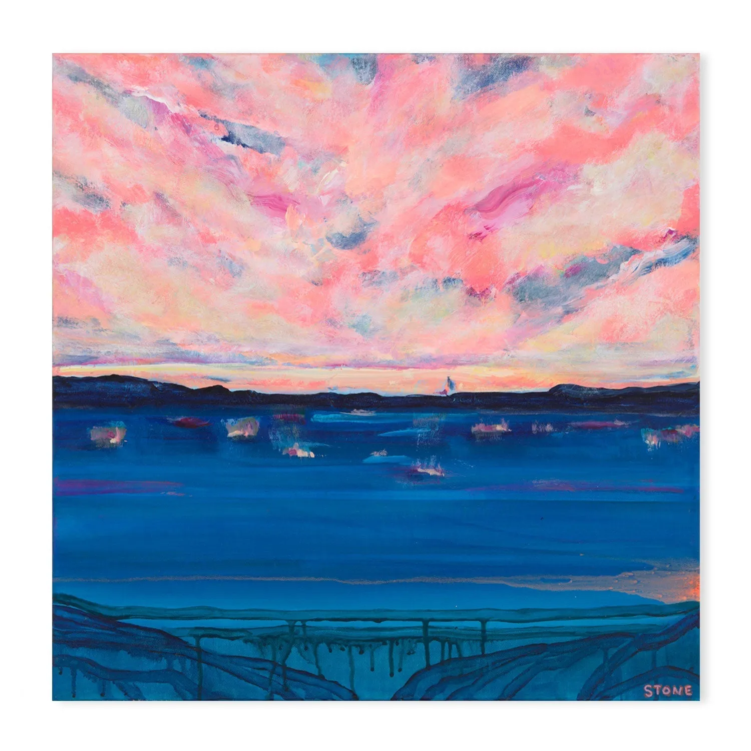 Bayside Sunset , By Belinda Stone