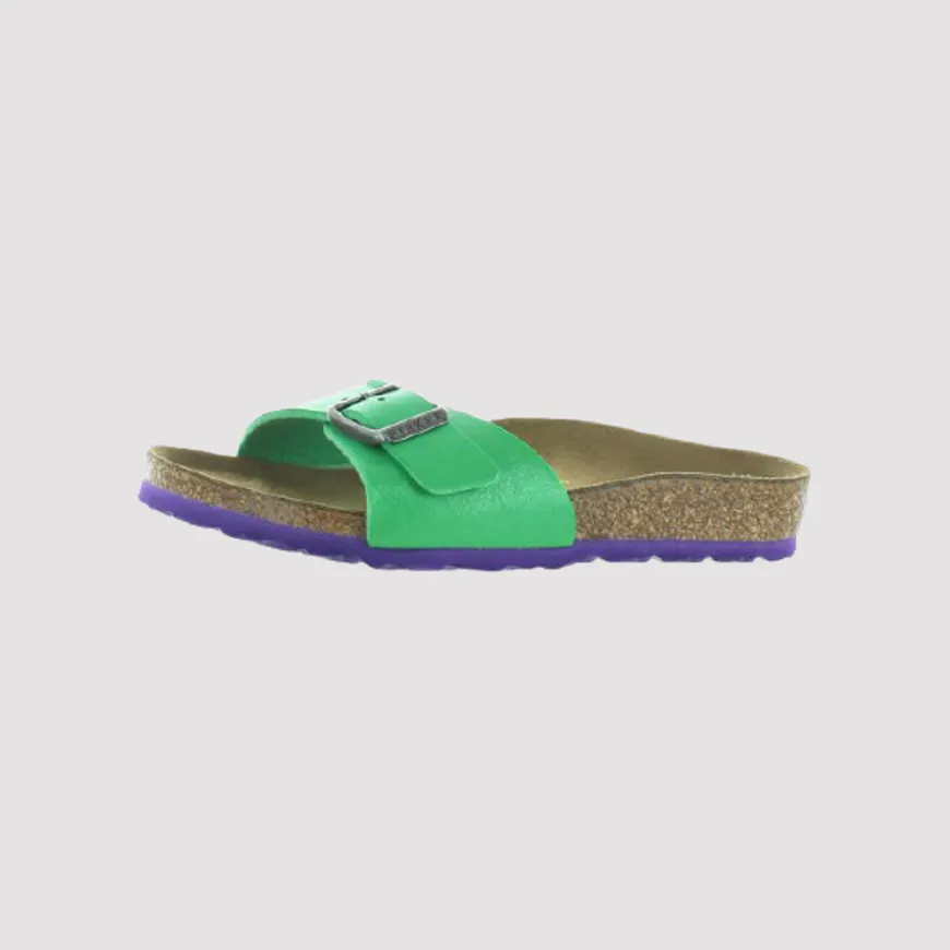 Birkenstock Madrid Birko-Flor  Girls Lifestyle Slippers Green/Purple