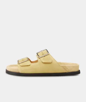 Blake Sandal - Soft Yellow Suede