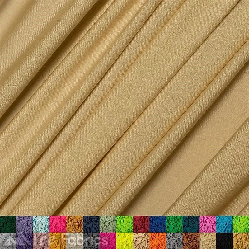 Champagne 4 Way Stretch Jordan Nylon Spandex Fabric Wholesale