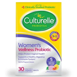 Culturelle Women’s Wellness Daily Chewable Probiotics - 30 Ct