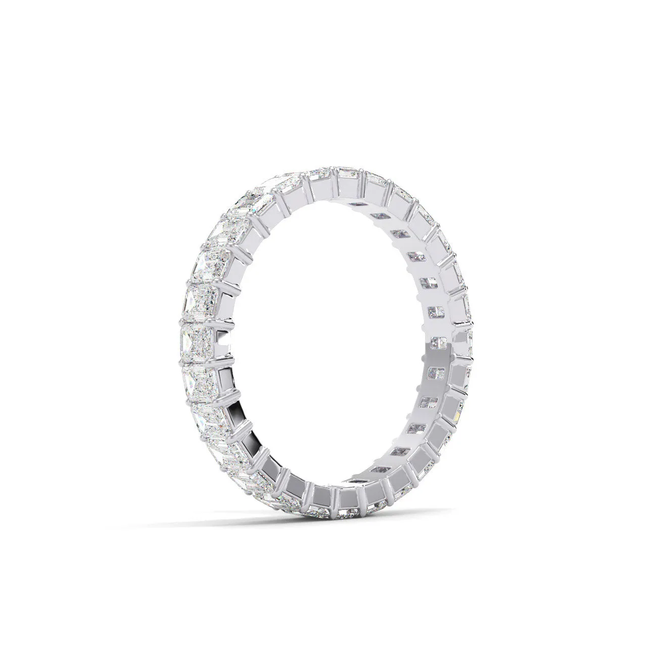 Equinox Emerald Cut Diamond Eternity Band