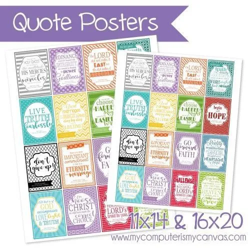 General Conference Quotes {April 2016} FREEBIE