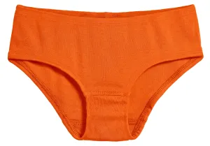 Girls Soft Cotton Brief  | Orange