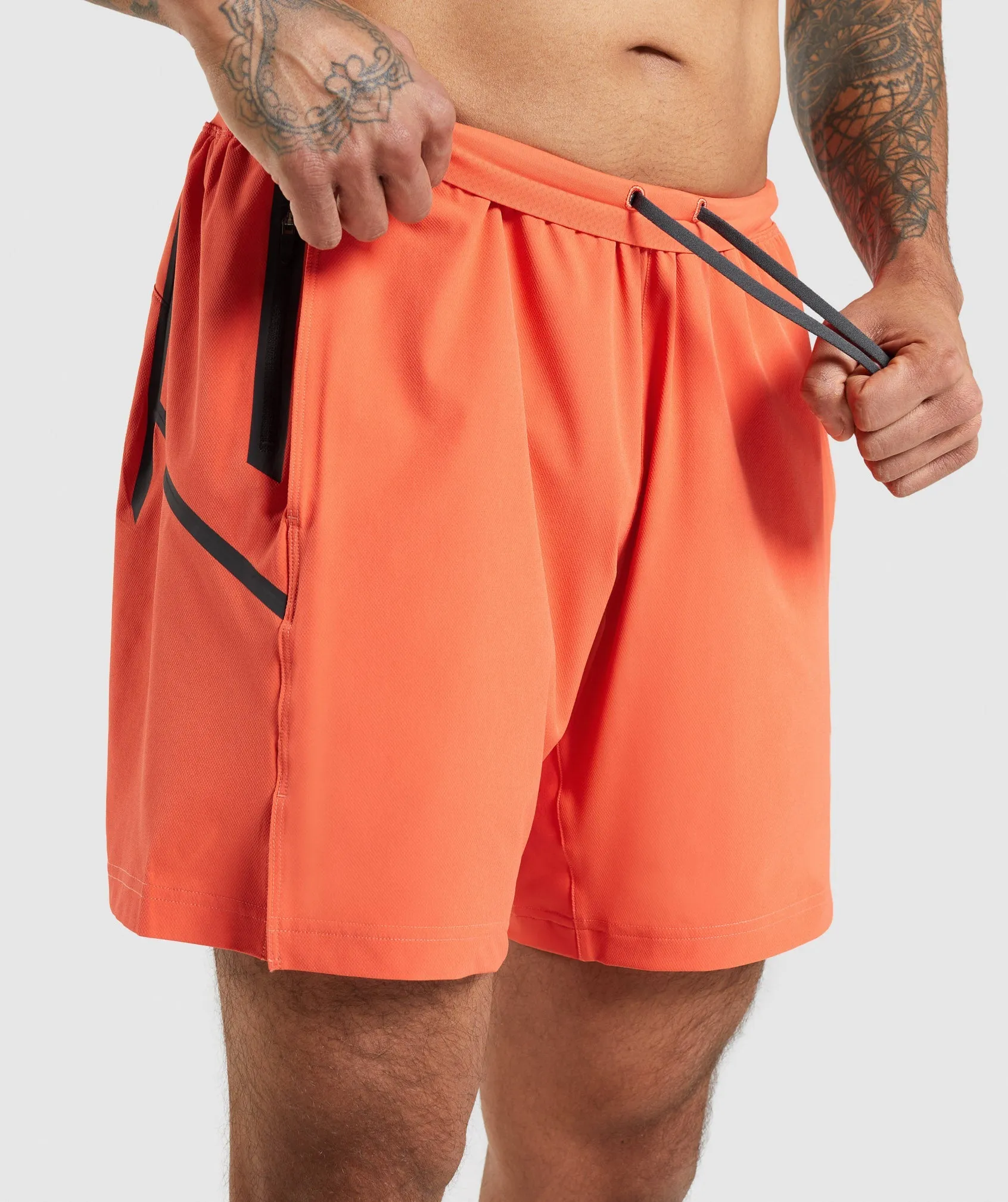 Gymshark Apex 8" Function Shorts - Papaya Orange