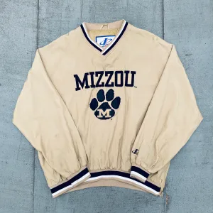 Missouri Tigers: 1990's Logo Athletic Spellout Sideline Jacket (XL)