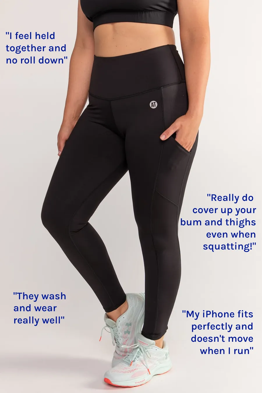 Smart Pocket Full Length Tight - Black