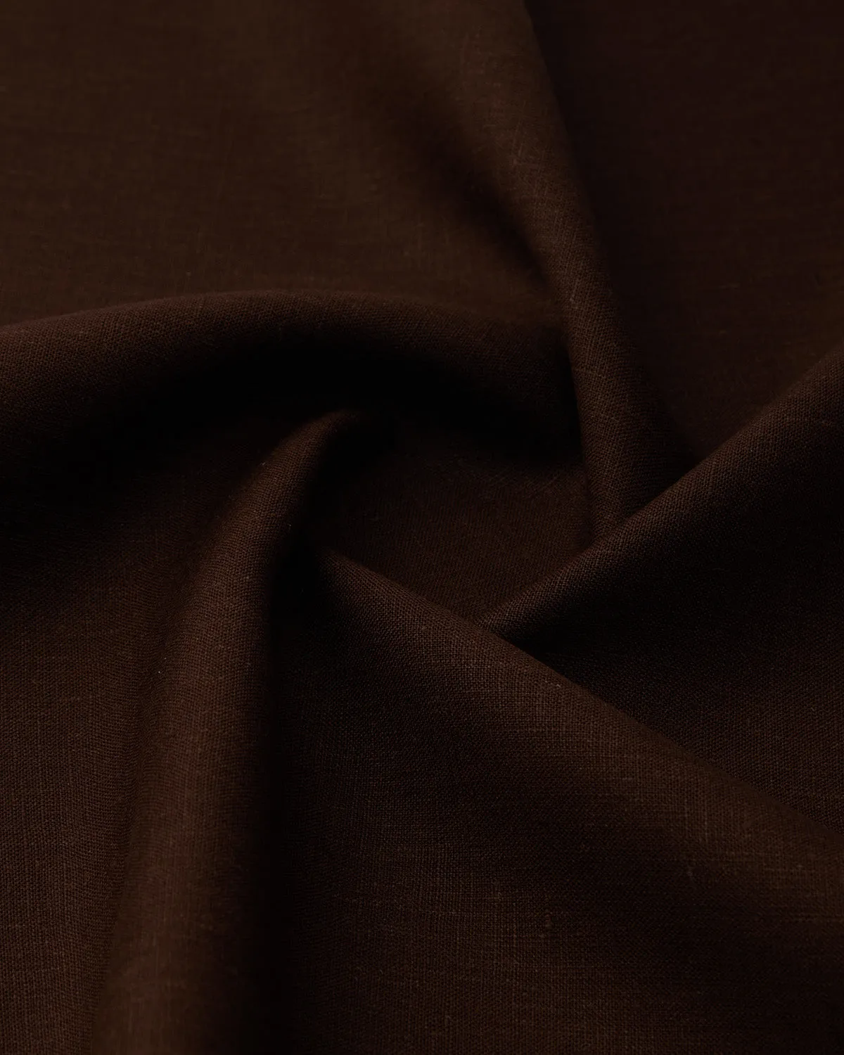 Soft Washed Linen Shirt - Dark Brown