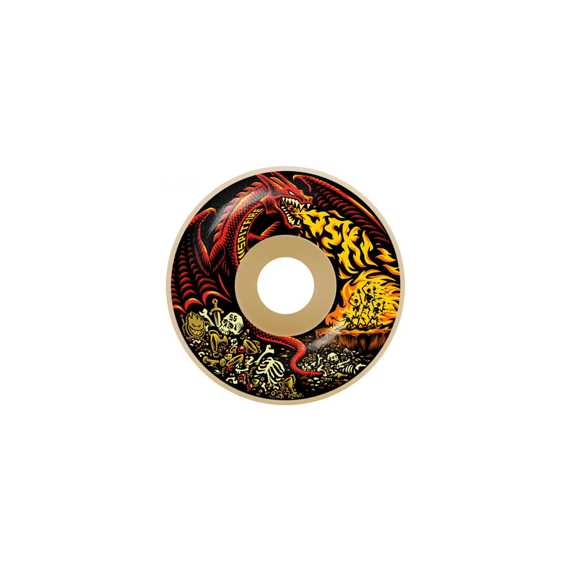 Spitfire Wheels - Oski Scorched Radial Wheels - 57mm