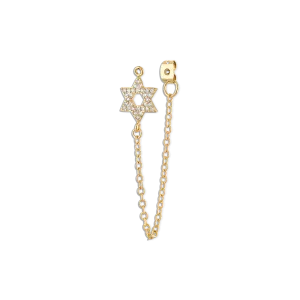 Star of David Stud Chain