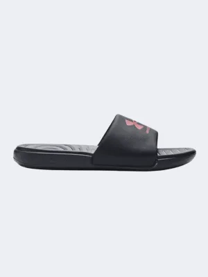 Under Armour Ansa Fixed Women Lifestyle Slippers Black/Pink Elixir